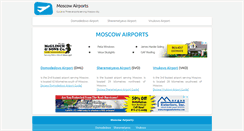 Desktop Screenshot of moscow-airport.com