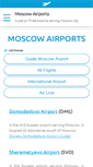Mobile Screenshot of moscow-airport.com